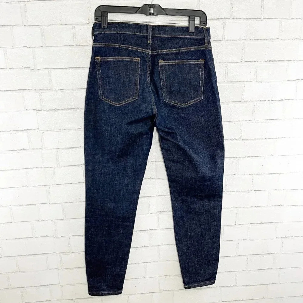 Everlane Dark Wash High Rise Skinny Jeans Women's Waist Size 29 Regular - Picture 4 of 6